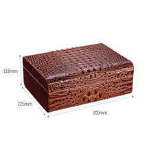 ZYING Leather Cigar Box di stoccaggio - Versatile Forte Resistente all'Uso di Tenuta buona Cigar Humidor Cigar Box (Color : Brown)