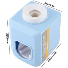 Tarente Distributore di dentifricio a Muro Distributore Automatico Squeezer Dentifricio Supporto Dentifricio Bagno (Blu)