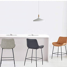 LF- Bar Stool Bar Stool, Sgabello Alto, Bar Chair Casa seggiolone Indietro Bar Stool semplicità (Color : Gray)