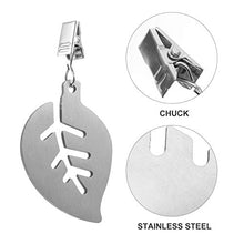 NUOBESTY 4Pcs Tavolo Pesi Ganci in Acciaio Inox Pesi Clip di Copertura di Tabella Tovaglia da Tavolo Clip Pinze per La Cucina Giardino Partito Picnic da Tavolo Copre