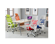 ZHJING Seggiola da Bar Tessuto di Maglia del Computer Sedia del Gioco del Sedile Subnet Bar Tempo Libero competitivo Presidenza Presidenza E-Sports Computer (Color : Black)