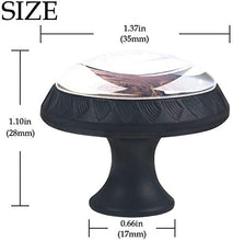 Fantastica alba nello spazio Pomelli per Porta Set di 4 Pomelli per Mobili Manopole per Cassetti Cucina Armadio Vetro