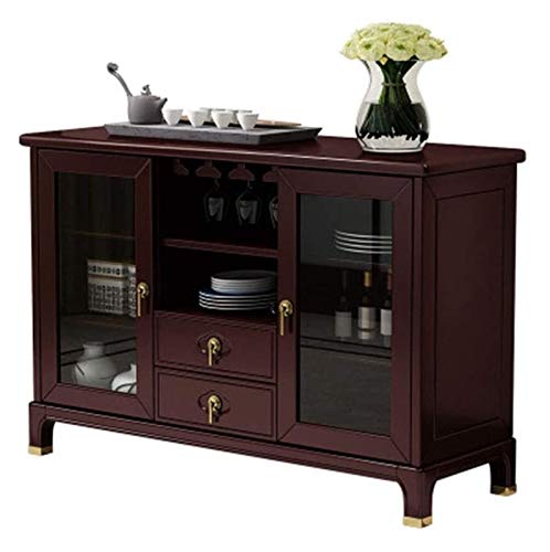 HLZY Armadio Laterale Accento, armadi da Cucina Armadietti Buffet Armadio Server Credenza Credenza Governo di immagazzinaggio Governo Petto 2 Porta for Soggiorno Cucina Multi-Layer
