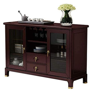 HLZY Armadio Laterale Accento, armadi da Cucina Armadietti Buffet Armadio Server Credenza Credenza Governo di immagazzinaggio Governo Petto 2 Porta for Soggiorno Cucina Multi-Layer