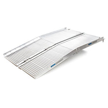 Wiltec Rampa sedie a rotelle Pieghevole in 4 sez Rampa di carico Alluminio 152cm 270kg Rampa a Valigetta