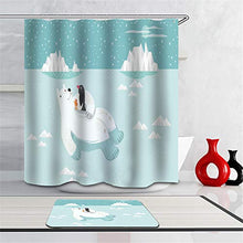 LIYAN Combinazione Bagno. Immagini Chiare E Colori Vivaci Rendono Il Tuo Bagno Pieno di Vita. Accessori da Bagno. Orso Polare. Pinguino.