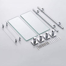 NHLBD Mensola da Bagno, mensola portaoggetti - 2 Piano Doccia scaffali e Ripiani, attaccatura di Parete Mensola Rettangolare for partizione da Bagno (Dimensioni: 57cm) (Size : 47cm)