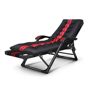 Lettini Prendisole,Sedia reclinabile reclinabile da Giardino per impieghi gravosi Zero Gravity,Sdraio Sdraio Pieghevole Impermeabile Leggera per Campeggio all'aperto sulla Spiaggia,Nero (Colore:Blu)
