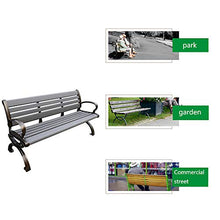 household products Panchine per Il Tempo Libero, sedili con Schienale, panchine da Giardino, panchine da Esterno, sedie per Tre Persone anticorrosive