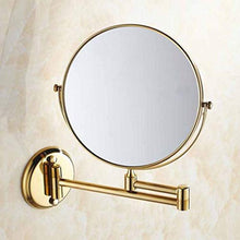 Specchio Bagno, Specchio Ingranditore, Specchio da Trucco, 3X Ingrandimento, 20 cm Doppio Faccia Specchio a Parete, Specchio da Parete Girevole e Rotondo, Allungabile, per Bagno, Spa, Hotel