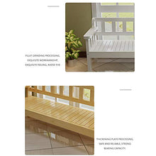 XLOO Mobili di Ottima qualità, Panchina in Legno per Esterni, Panchina da Giardino per Esterni, Sedia da Giardino, Pino Naturale, Super carico, Diversi Colori, Dimensioni