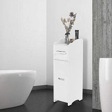 Taidda- Organizzatore portaoggetti Lato Bagno, Armadio da Bagno Indipendente Moderno Durevole in Legno per Mobile Bagno