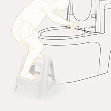 Sgabello WC Sgabello per Bambini Squatty PotsToto per Bambini Sgabello da Bagno Sgabello Bagno Squat Aid Vasino Tozzo (Color : White, Dimensione : Large)