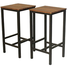 yelloo MOD. Ibiza Set 2 SGABELLI Marrone Sgabelli Alti Sgabelli da Bar Sgabelli Bar Cucina Mobili Bar Salotto
