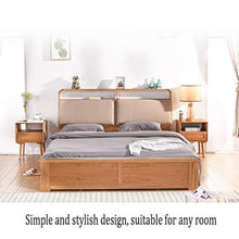 GXT WGZ- Comodino Camera Locker, Camera da Letto Comodino, Soggiorno Locker, Living Room Divano Fianco del Mobile (Color : Wood Color)