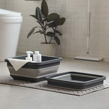 Bycws Pietino Pieghevole, Lavabo Pieghevole Lavandino Leggero Portatile Lavabo Pieghevole in plastica Lavatoio Gratuito per la casa Camping Cucina Esterna BBQ