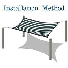 CYY Esterni Balcone Cortile Rete Ombreggiante,90% di Resistente Ai Raggi UV/Isolamento Termico,Telo Ombra con Occhielli(10x13ft/3x4m)