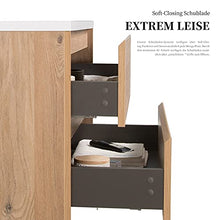 GOOM Set di mobili da bagno, lavabo con mobile base e specchio da bagno opzionale. Lavabo con mobile di base nelle dimensioni: 600, 900, 1200mm.