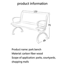 household products Panchine con Schienale, sedie da Giardino da Cortile, panchine Doppie, sedie da Parco, panchine da Esterno