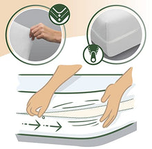 Savel-Coprimaterasso in Spugna Elasticizzata 100% Microfibra Extra-Morbida e biestensibile. Colore: Bianco. Matrimoniale (160x190/200cm)