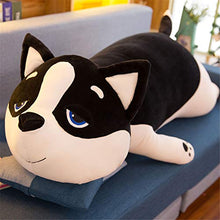 Cane Peluche Cuscino Morbido Huggable Cane Culo Cuscino Per Bambini Giocattoli Animal Pillow Beanbag Big Hugging Pillow Peluche Cucciolo,Black,50cm
