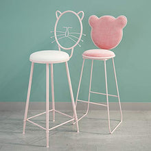 TopJiä dei Bambini Quello Usato.Girevole Sedia,Incantevole Cuccioli Seggiolone per 5-10 Anni Bambini,Moderni Sgabelli da Bar con Schienale con Poggiapiedi,Portante di Carico 100kg,Rosa