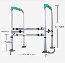 LIZHIQIANG Telaio per Il Bagno Struttura del corrimano WC, Scaffale del bracciolo Altezza Regolabile Easy da installare per la Maggior Parte dei sedili da Bagno