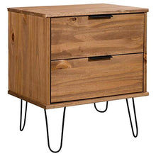 vidaXL Comodino Bianco 45x39,5x57 cm in Legno Massello di Pino
