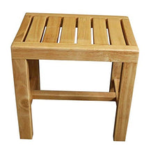 NZDY Home Essentials, Sgabello da bagno in legno massello, per lavare i piedi piccola panca per anziani, sgabello corto, tavolino da caffè, cambio casa, scarpe sgabello 0110, grande, grande