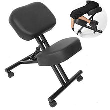 LIUXU Sedia Ergonomica, Sedia Inginocchiata Regolabile, Correzione di Postura/Sedia A Sgabello per Il Ginocchio, Sedia da Massaggio per Povere Supporto Posteriore, Cuscinetto 265 Sterline