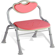 Sgabello da bagno Doccia / vasca da bagno Sgabelli lega di alluminio doccia Sedile Sgabello for / disabili Anti-Slip Anziani Mats doccia sedia regolabile in altezza con schienale 5 Bagno Sedile Heavy