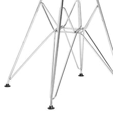 SWEETHOME - Set di 4 sedie da pranzo, design moderno, con gambe elettroplaccate di metà secolo, per cucina, soggiorno, salotto, (bianco)