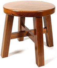 poggiapiedi Legno solido piccolo sgabello, casa moderno semplice di legno solido piccolo sgabello piccola rotonda Sgabello Cambio di scarpe da banco Bagno Sgabello casa piccola panca Sgabello basso ra