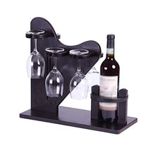 LHQ-HQ Bottiglia di Vino Wine Rack Rack Creativa Wine Rack della casa di Modo Bottiglia di Vino Rack Decorazioni in Legno Vino mensola di Vetro