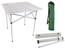 ISO TRADE Pieghevole Alluminio Tavolo Alluminio Giardino Campeggio Tavolo #031