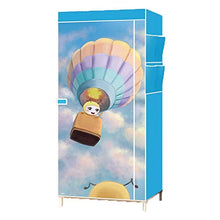 JJZXT Armadio Non Tessuto Fold Portatile Governo di immagazzinaggio Pieghevole Armadio Carino Armadi Matura Bagagli Piatto Silding Porta