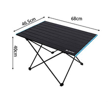 Tavolo pieghevole, tavolo da campeggio esterno, tavolo barbecue portatile, 68 cm