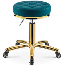 CSQ Sgabelli da Bar da Cucina, Sedia Girevole in Stile Industriale Regolabile in Altezza Sgabello Rotondo in PU Sgabello da Barbiere per Ufficio da Casa(Color:H,Size:34 * 40-60CM)