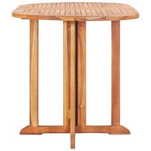 vidaXL Set da Pranzo da Giardino 5 pz Pieghevole in Massello di Teak