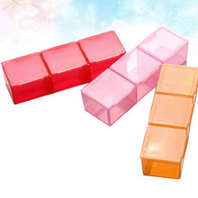 DOITOOL - Contenitore per pillole da viaggio, 1 pezzo, 21 griglie, porta pillole, in plastica, porta gioielli, decorazione per la casa