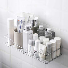 Qianduoduo888 Mensole per Bagno, Mensola per Bagno Ad Angolo per Doccia Caddy in Acciaio Inox A Parete con Adesivo Adesivo in Acciaio Inossidabile Antiruggine Senza Perforazione