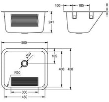 Franke - Lavatoio universale in acciaio INOX satinato