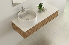 Jet-Line, Set di mobili da bagno con design Biel Zebra con lavandino in ceramica e sottolavabo con segnali push open