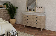 Zeller 13193 Cassettiera, 6 Cassetti, Legno, Beige, 40x20x27.5 cm