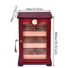 Armadio per sigari Humidor, Armadio per sigari Humidor per esposizione con umidificatori Igrometro, che fornisce spazio per conservare e visualizzare i sigari - per ufficio, camera da letto, soggiorno