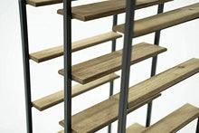giordano shop Cantinetta Portabottiglie 30x30x60 cm 10 Bottiglie in Ferro e Legno Joy Nero