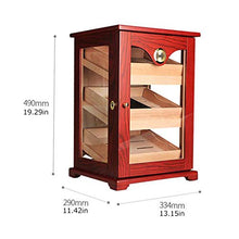 Humidor Cabinet - Vetrina Humidor Con Umidificatore E Igrometro - Humidor Capacità 100 Sigari