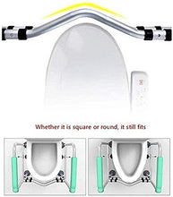 LIZHIQIANG Telaio per Il Bagno Struttura del corrimano WC, Scaffale del bracciolo Altezza Regolabile Easy da installare per la Maggior Parte dei sedili da Bagno