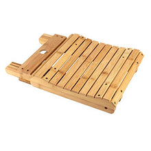 YHNJI Sgabello Pieghevole In Legno Casa Portatile Pieghevole Sedile Doccia Completamente Assemblato Legno Spa Bagno Sedia Sgabello Bambù Per Bagno Rasatura Doccia Poggiapiedi