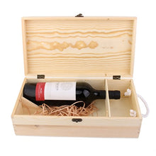 35 * 19 * 10cm Doppio Bottiglia Caso Carrier Casella Vino Cassa Di Legno Arredamento Migliore Regalo